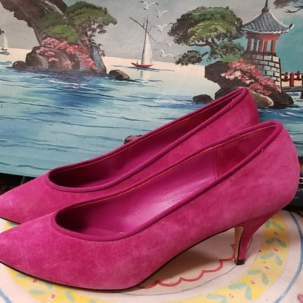 Vintage pimento heels size 8 made in Taiwan